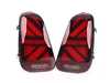 ZiZa MINI R53 Union Jack LED Clear RED/RED/RED Led Taillights BM11-R5001-R-A View 1