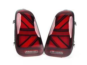 MINI R53 Union Jack LED Clear RED/RED/RED Led Taillights