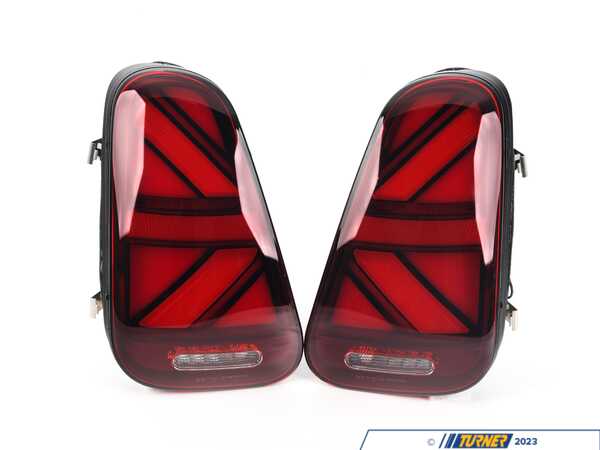 ZiZa MINI R53 Union Jack LED Clear RED/RED/RED Led Taillights BM11-R5001-R-A