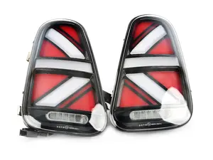 MINI R53 Union Jack LED Clear/Black Led Taillights - Set