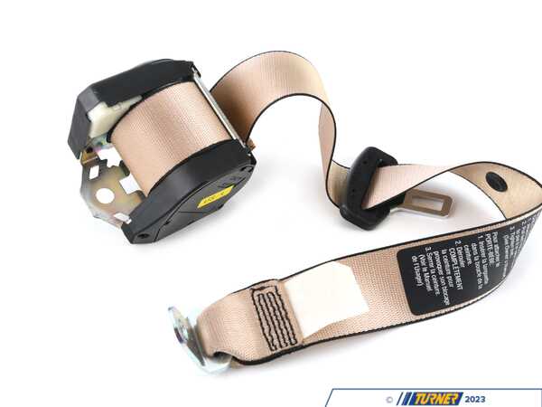 Genuine BMW Genuine BMW Upper Belt Rear Left W. Chil - 72118238827 - Sandbeige 72118238827