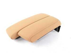 Genuine BMW Split Center Armrest - Beige Dakota Leather - E90 E91