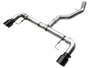AWE Track Edition Axleback Exhaust - Diamond Black
