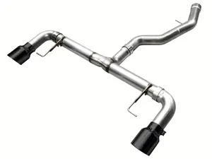 AWE Track Edition Axleback Exhaust - Diamond Black