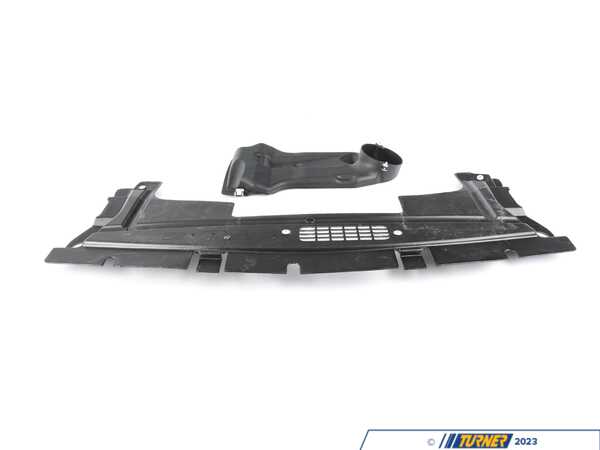 Genuine MINI Underbody Paneling / Belly Pan W/ Grille W/Air Channel Kit - Front 51757201784KT