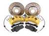 ECS Tuning BMW E46 M3 Performance 6-Piston Front Big Brake Kit - OEM Textar Brake Pads BBKE46M3KT View 2