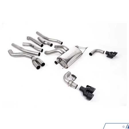 Milltek Sport Catback Exhaust - Black Tips SSXBM1224-1