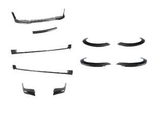 JCW R56/R57/R58/R59 Aero Trim Gloss Black Kit - With Gloss Euro Wheel Arches 