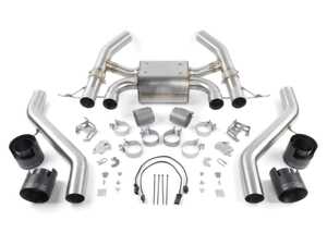 Dinan Valved Axle-Back Exhaust - Quad 114mm Black Tips - G87 M2