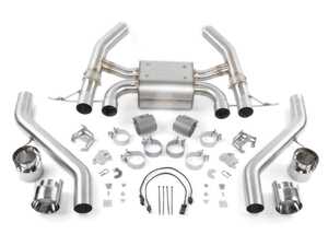 Dinan Valved Axle-Back Exhaust - Quad 114mm Polished Tips - G87 M2