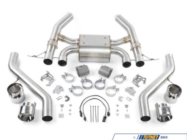 Dinan Dinan Valved Axle-Back Exhaust - Quad 114mm Polished Tips - G87 M2 D660-0100