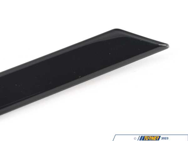 Genuine BMW Genuine BMW Decorative Strip, Door Rear - 51428256257 - Schwarz 51428256257