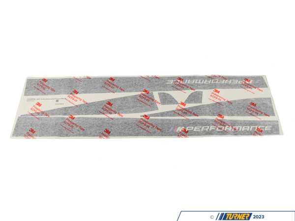 Genuine BMW M Performance M Performance Side Foils - Frozen Black, Left/Right Kit 51145A30BB6