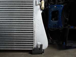MQB Cast Aluminum Intercooler Upgrade & High Flow Intercooler Charge Pipe Kit - Wrinkle Black