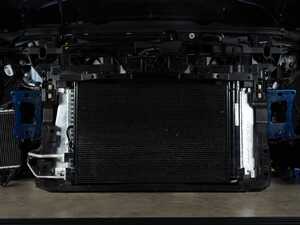 MQB Cast Aluminum Intercooler Upgrade With FREE High Flow Intercooler Charge Pipe Kit - Black