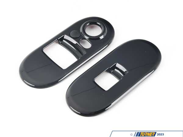 ECS Door Window Switch Panel 3DR Gloss Black - Set Of 2 - (NO LONGER AVAILABLE) BM126-MI14BK-5