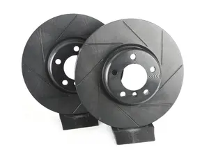 BMW F30 Front V5 Slotted Brake Rotors - Set (340x30)