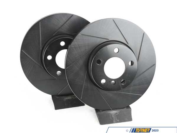 ECS Front V5 Slotted Brake Rotors - Set (332x30) 34116886478-S