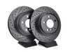 ECS BMW E7X F1X Rear V5 Drilled & Slotted Brake Rotors - Set (320x20) 34216868940-XS View 4