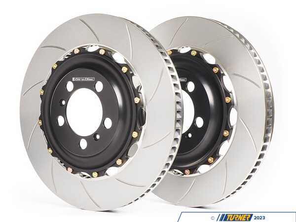 Girodisc Porsche 986 / 987 / 996 / 997.1 2-Piece Slotted Front Brake Rotors - Pair A1-031
