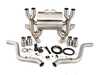 Turner Motorsport E9X M3 Turner Motorsport Stainless Steel Valved Axle Back Exhaust - Brushed Tips 013888LA01-01KT1 View 1