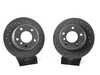 Hawk Hawk Talon Cross Drilled & Slotted Brake Rotor Pair - Rear (258x10) - E30 HTC4657 View 4