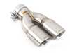 Turner Motorsport Turner Motorsport Double Wall Slash Cut Exhaust Tip - 2.75 Inlet - 3.0 OD - Stepped Left - Brushed Stainless 026732TMS06-07 View 5