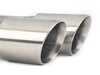 Turner Motorsport Turner Motorsport Double Wall Slash Cut Exhaust Tip - 2.75 Inlet - 3.0 OD - Stepped Left - Brushed Stainless 026732TMS06-07 View 7