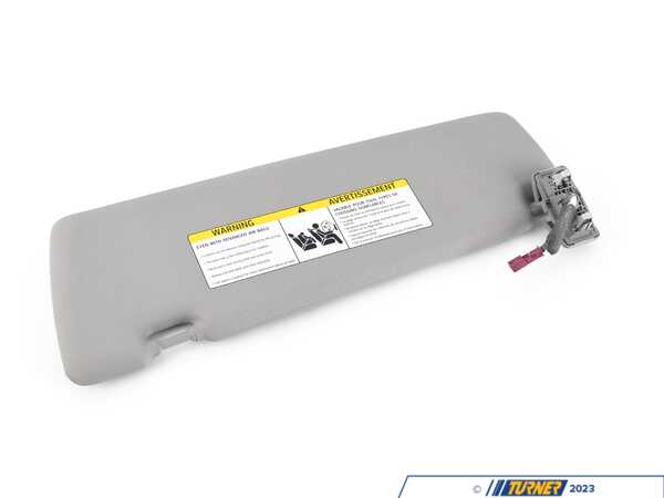 Genuine BMW Genuine BMW Sun Visor Plastic Film With - Grau 51167353962
