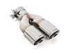 Turner Motorsport Turner Motorsport Double Wall Slash Cut Exhaust Tip - 2.5 Inlet - 3.0 OD - Stepped Left - Mirror 026732TMS02-01 View 5