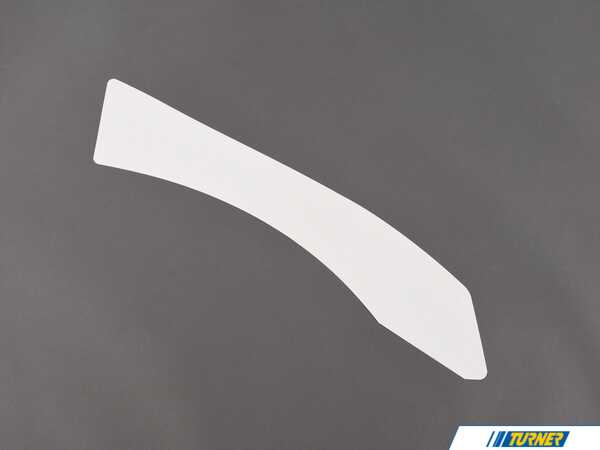 Genuine MINI ANTI-CHAFING PAD, REAR LEFT 51775A01643
