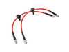 NM Engineering Stainless Steel Braided Brake Line Kit - RED H.BMWM.4.075.RED View 3