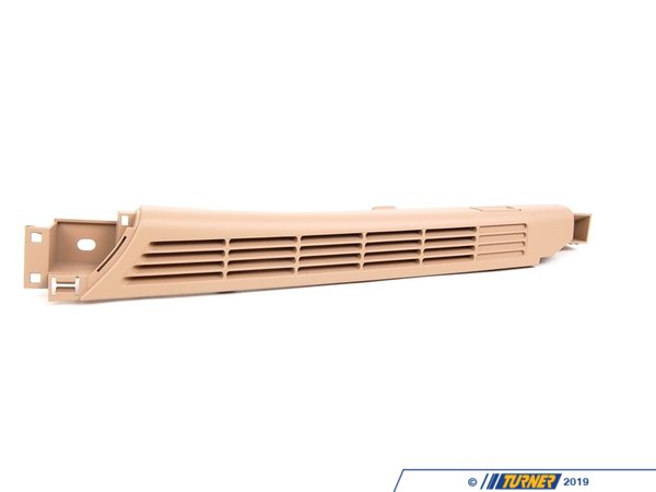 Genuine BMW Trunk Vent Louver - Left - Hellbeige - E46 51478256943