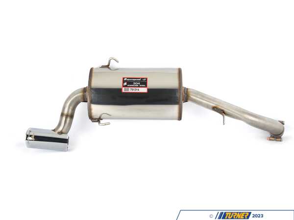 Supersprint Rear exhaust 90x85 (Right-side exit) for ALFA ROMEO 75 1.8 Turbo 751314