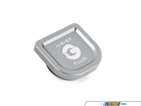 Goldenwrench Supply Co BLACKLINE Performance G8x Washer Fluid Cap - Gray - G80, G82, G83 G8XWFC-G