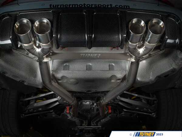 Turner Motorsport Titanium Race Inspired Catback Exhaust - G80 M3 G82 M4  - (NO LONGER AVAILABLE) 008621LA03-02