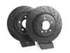 ECS Rear V5 Drilled & Slotted Brake Rotors - Set (324x20) 34216782607-XS View 1