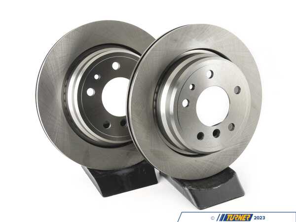 ECS Rear V5 Plain Brake Rotors - Set (300x20) 34211159659-P