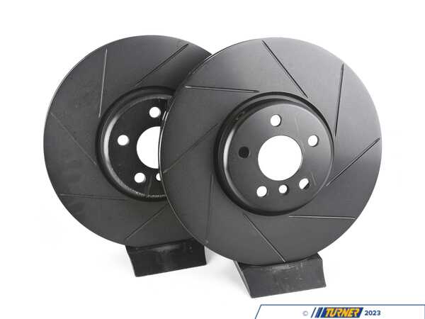 ECS ECS Front V5 Slotted Brake Rotors - Set (348x36) 34116860911-S