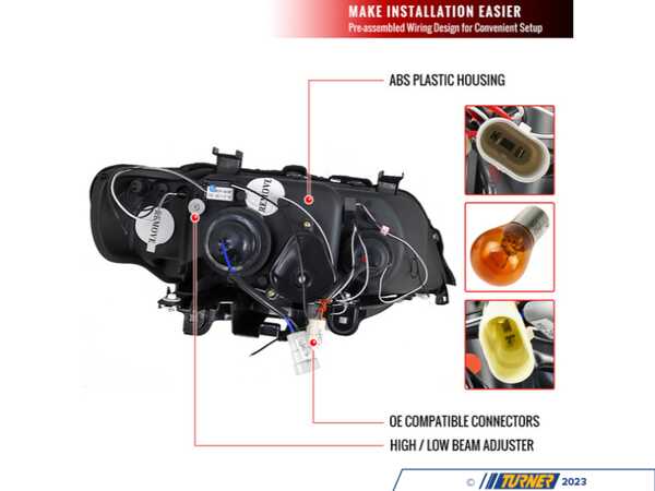 Spec-D Tuning X5 HALO LED PROJECTOR HEADLIGHT BLACK HOUSING LHPX500JMTM