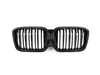 AUTOTECKNIC AUTOTECKNIC PAINTED DUAL-SLAT GLAZING BLACK FRONT GRILLE SET - G01 X3 | G02 X4 LCI ATK-BM-0621-DS-G View 1