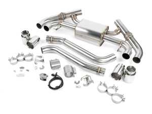 Performance Valved Axle-Back Exhaust - Polished Tips - BMW G42 M240i