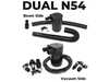 Burger Motorsports BMS Turbo Double Baffle Oil Catch Can Kit For N54 BMW - N54 335/135 - (NO LONGER AVAILABLE) BDCC-N54-135-335