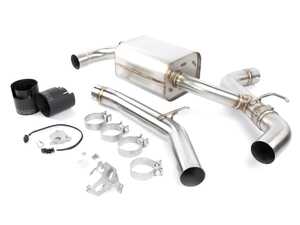 Performance Valved Axle-Back Exhaust - Black Tips - Toyota Supra 2.0L