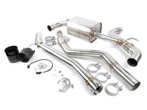 Performance Valved Cat-Back Exhaust - Black Tips - A90 GR Supra 3.0L