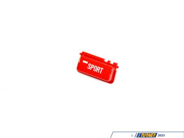 AUTOTECKNIC Red Sport Mode Button - E46 ATK-BM-0502-RD