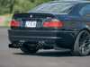 Enthusiast Bundles Street Flow Rear Diffuser & ABS High-Kick Trunk Spoiler - E46 M3 047616LA01EBKT View 13