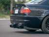 Enthusiast Bundles Street Flow Rear Diffuser & ABS High-Kick Trunk Spoiler - E46 M3 047616LA01EBKT View 1