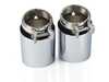 Turner Motorsport Turner - 3.5" Mirror Chrome Swivel Exhaust Tips - Set of 2 049478la03-01KT View 2