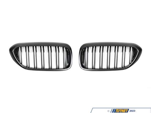 AUTOTECKNIC Autotecknic Dual-Slat Carbon Fiber Front Grille Set - G30 5-Series ATK-BM-0250-DS-C